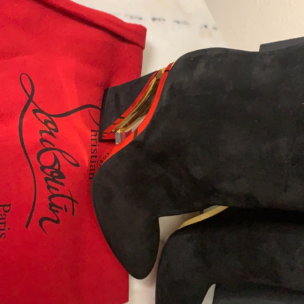 Christian Louboutin Suede knee boots size 37.0